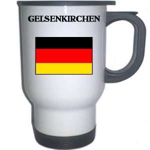 Germany   GELSENKIRCHEN White Stainless Steel Mug