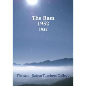  The Ram. 1952 Winston Salem Teachers College Books