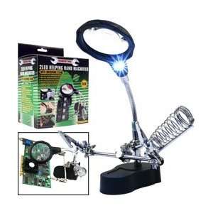  Trademark Tools Helping Hand Magnifier w/ 2 LEDs. Product 