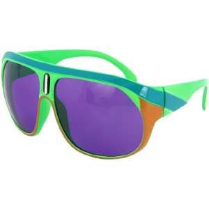 Lets Party By Elope Technicolor (Green) Glasses Adult / Gray   One 