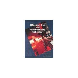  Machine Tool And Manufacturing Technology 