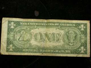 1935 A $1 HAWAII SILVER CERTIFICATE SN# C05892585C ID#C885  