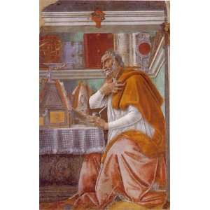  Botticelli   Saint Augustine   Hand Painted   Wall Art 