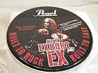 Pearl 22 Black Resonant Bass Drum Head with Joey Jordison Cling FREE 