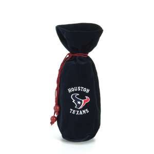   of 6 NFL Houston Texans 14 Velvet Wine Bottle Bags