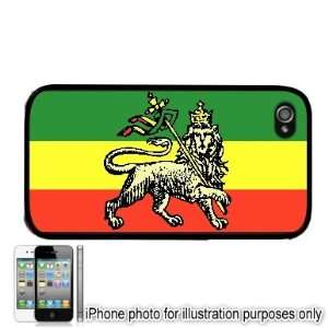   Rastafarian Flag Apple iPhone 4 4S Case Cover Black 
