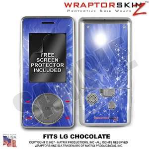   Blue WraptorSkinz Skin for LG Chocolate vx8500 phones by TuneTattoozTM