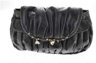 Street Level Embellished Clutch Small Handbag Black Bag  