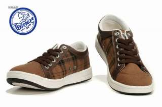 Fashion Mens Brown Casual Sneakers Canvas Shoes Eur Size #40~#44 SX022 