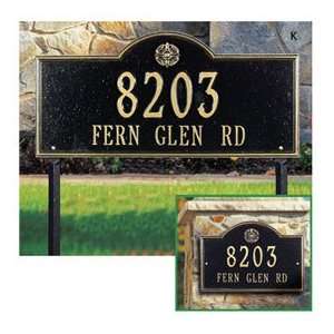  Personalized Tudor Rose Lawn Marker Sign