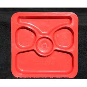  Red Kids Portion Plate