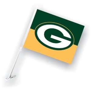   98956   Green Bay Packers Car Flag W/Wall Brackett