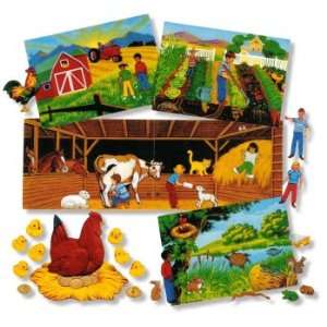  On The Farm Soft Felt Storybook   Kit Toys & Games