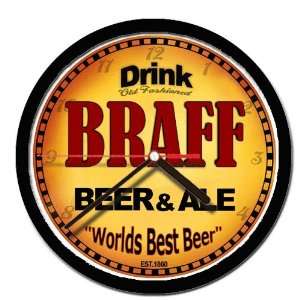  BRAFF beer and ale cerveza wall clock 