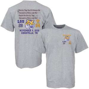  LSU over Tennessee Ash Bragging Rights T shirt