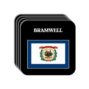  US State Flag   BRAMWELL, West Virginia (WV) Set of 4 Mini 