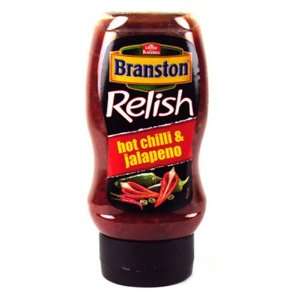 Branston Chilli & Jalapeno Relish Squeezy 380g  Grocery 