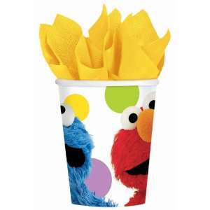  Sesame Street 9oz Paper Cups 8ct (6 Case Pack) Toys 