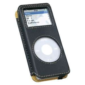   Luxury Pouch Case for iPod Nano   Nappa Leather (Black) Electronics