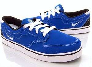 NIKE BRAATA Boys Blue Suede Shoes Size 1 US 13.5 UK NEW  