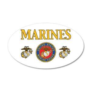  38.5x24.5O Wall Vinyl Sticker Marines United States Marine 