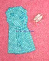 Fashion Bouquet Blue & White Polka Dot Wrap Dress MINT  