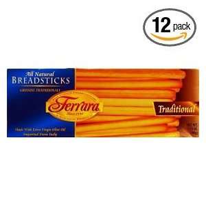Ferrara Traditional Breadsticks case pack 12  Grocery 