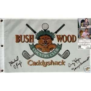  Caddyshack Signed Bushwood Flag OKeefe Morgan Sports 