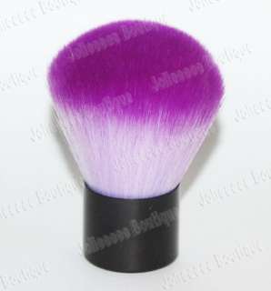 NEW Purple Fece Powder Makeup Mineral Kabuki Brush  
