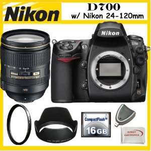  CMOS Digital SLR Camera with Nikon AF S NIKKOR 24 120mm f/4G ED VR 