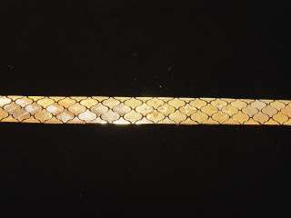 14K Tri Color Gold Flex Link 7.25 Bracelet 23.15 Grams  