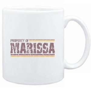  Mug White  Property of Marissa   Vintage  Female Names 