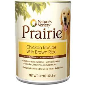  Natures Variety Prairie Can Dog Chicken 13.2 oz Pet 
