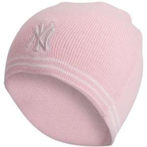 New York Yankees   Logo Pink Mauch Beanie  Sports 