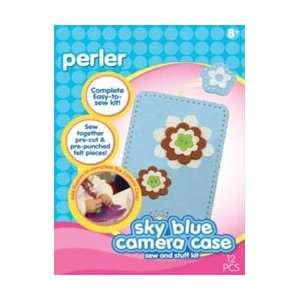  Perler Camera Case Sew & Stuff Kit Sky Blue; 3 Items/Order 
