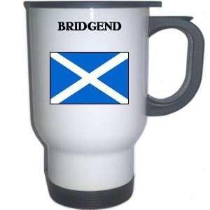  Scotland   BRIDGEND White Stainless Steel Mug 