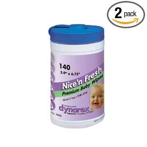   Wipes Scented 6 X 6.75 Inches, Pop up Canister, 140 Count (Pack of 2