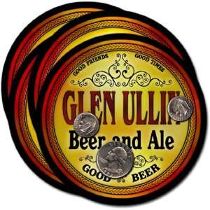  Glen Ullin, ND Beer & Ale Coasters   4pk 