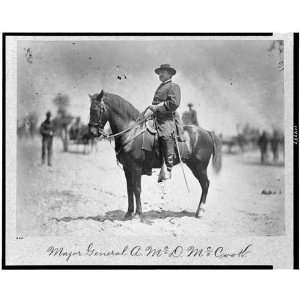   Major General Alexander McDowell McCook,on horseback