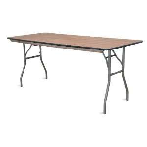  McCourt Manufacturing Rectangular Plywood Folding Table 