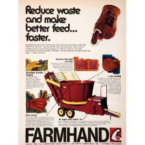  1975 Ad Farmhand Farming Grinder Engine Hopkins Minnesota 