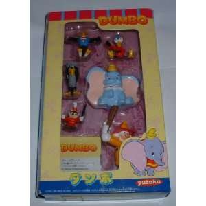  Disney Rare Dumbo Book Shelf Figure Set 