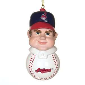   Cleveland Indians MLB Team Tackler Player Ornament