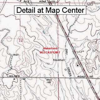  USGS Topographic Quadrangle Map   Waterford, California 