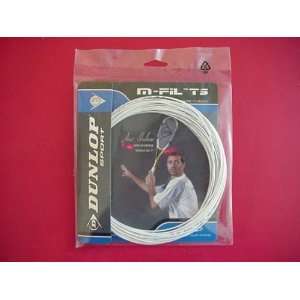  Dunlop M Fil TS 18 gauge squash racquet string stringing 