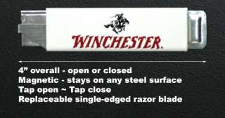 Box Cutter knife Winchester Logo gun Magnetic rifle  