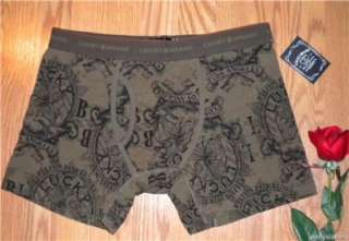 NWT Mens LUCKY BRAND Los Angeles Horseshoe BOXER BRIEFS  
