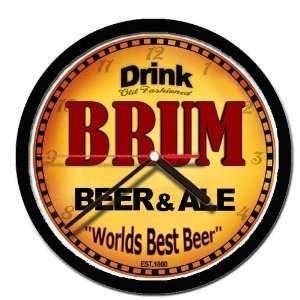  BRUM beer and ale cerveza wall clock 