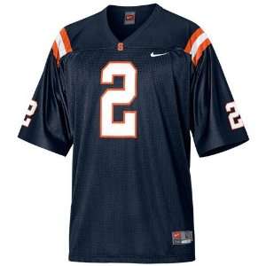  Nike Syracuse Orange #2 Navy Blue Replica Football Jersey 