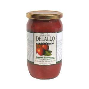 De Lallo Tomato Basil, 24.3 Ounce (Pack of 6)  Grocery 
